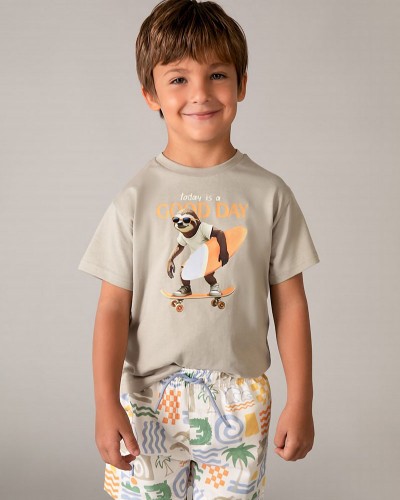 MAYORAL Μαγιο βερμουδα σταμπωτο - 26-03612