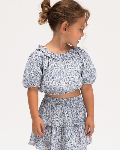 MAYORAL Φουστα dobby σταμπωτη - 26-03903