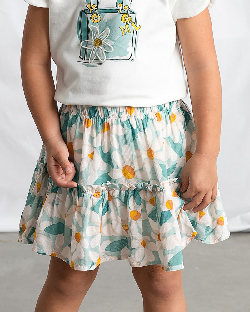 MAYORAL Φουστα dobby σταμπωτη - 26-03903