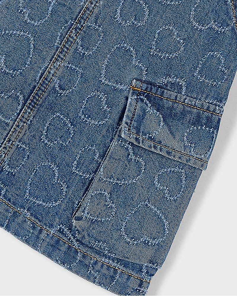 MAYORAL Φουστα σαλοπετα denim φαρδια - 26-03910