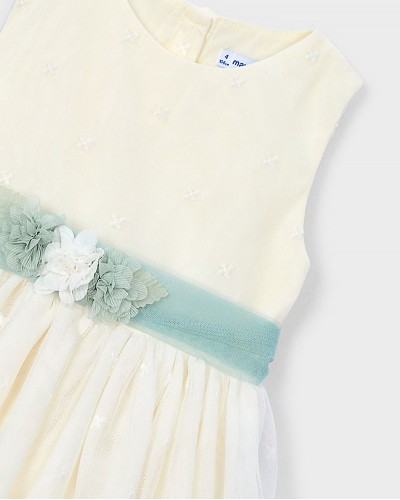 MAYORAL Φορεμα τουλι κεντητο - 26-03919