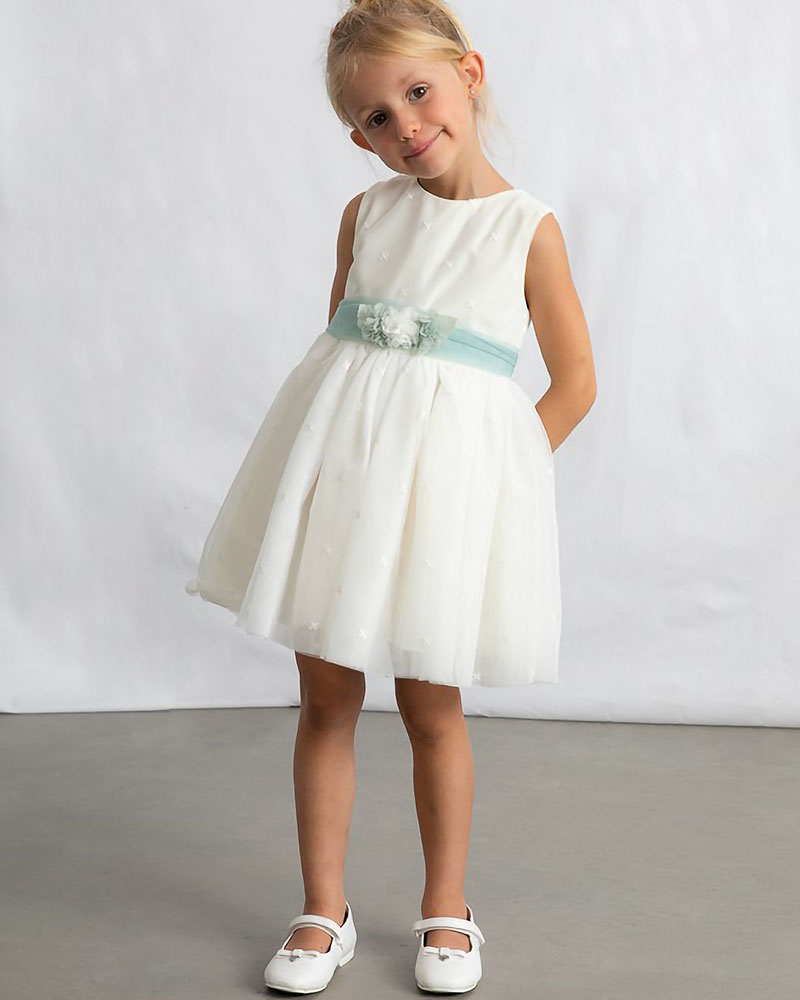 MAYORAL Φορεμα τουλι κεντητο - 26-03919