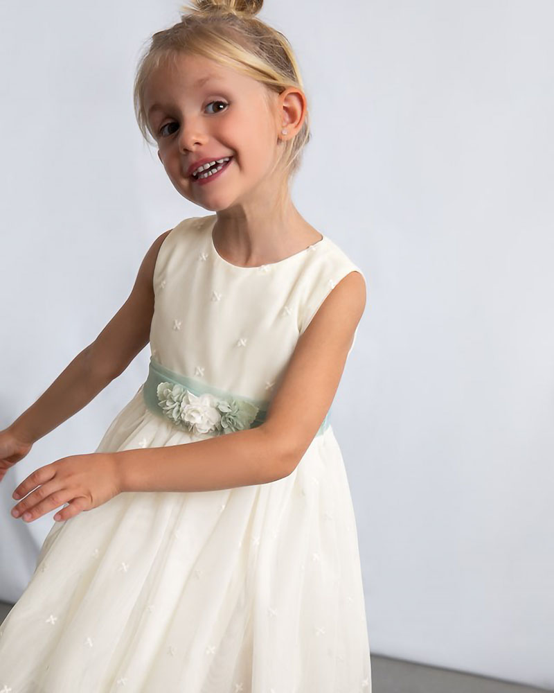 MAYORAL Φορεμα τουλι κεντητο - 26-03919