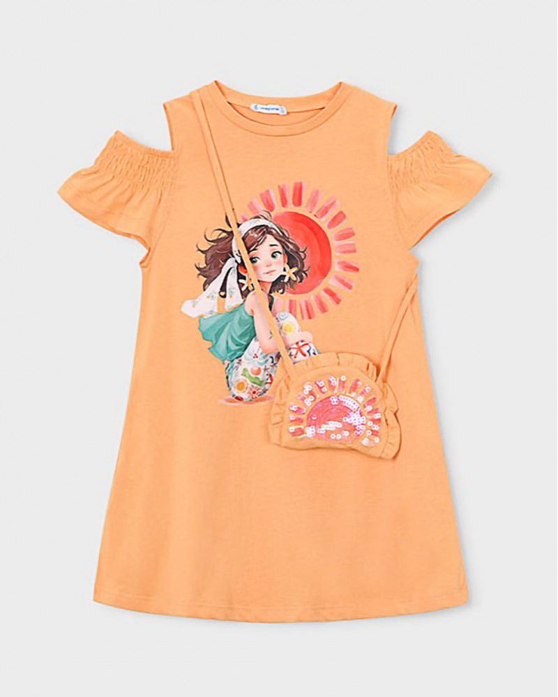 MAYORAL Φορεμα cut out τσαντα - 26-03941