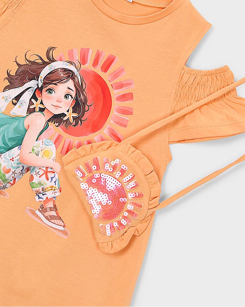 MAYORAL Φορεμα cut out τσαντα - 26-03941