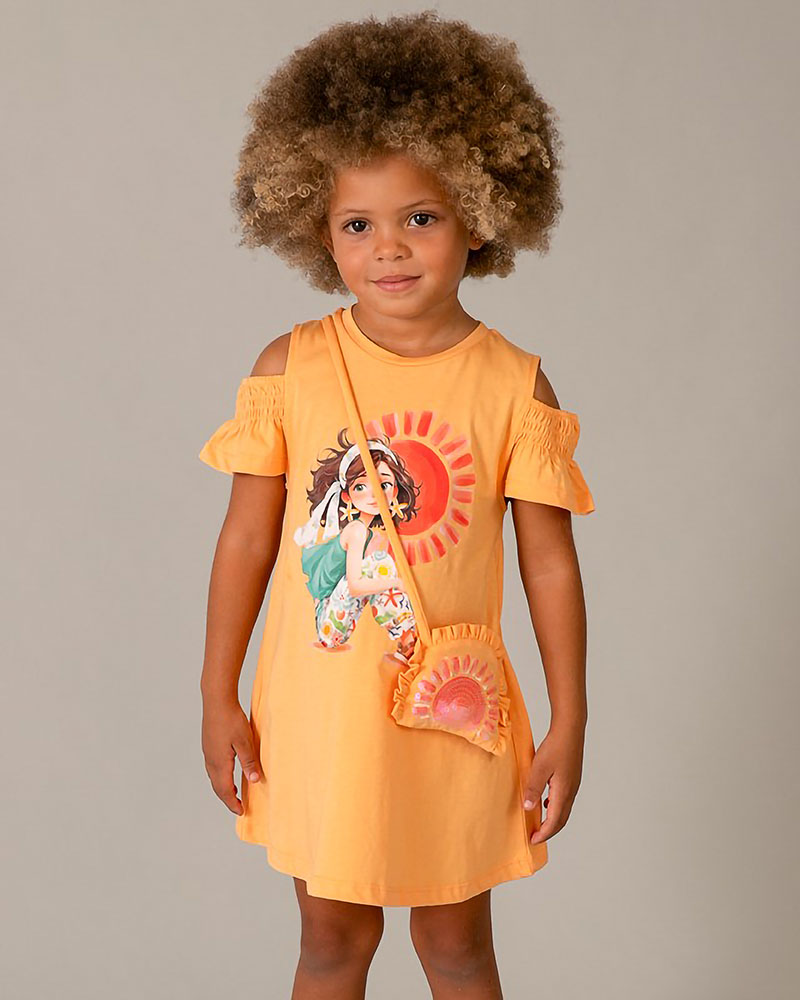 MAYORAL Φορεμα cut out τσαντα - 26-03941