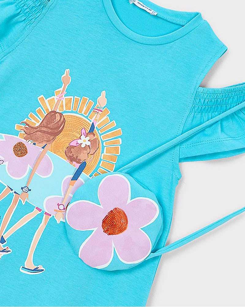 MAYORAL Φορεμα cut out τσαντα - 26-03941