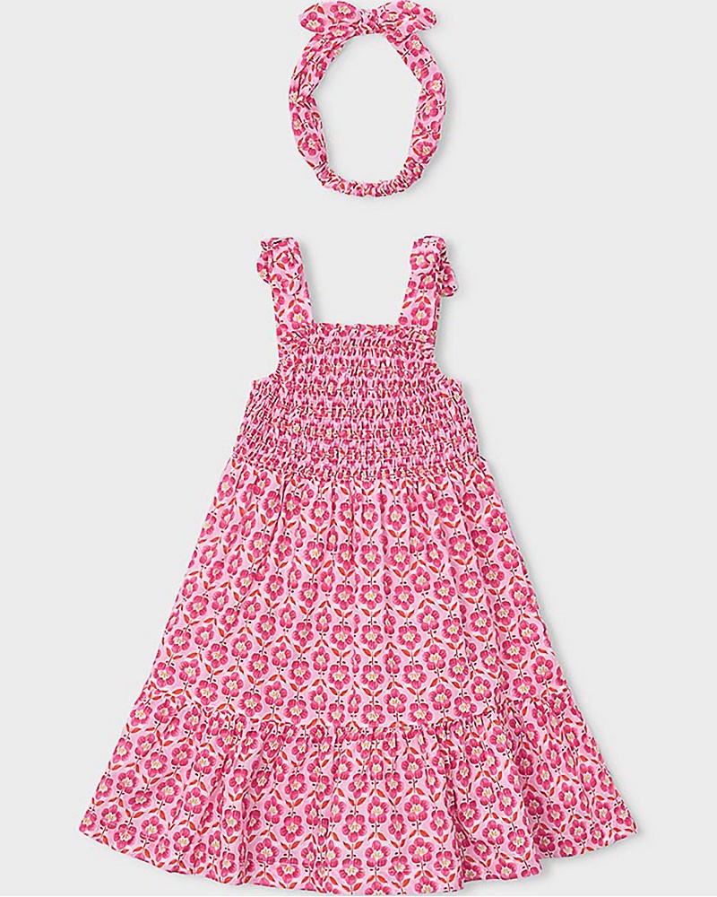 MAYORAL Φορεμα σταμπωτο κορδελα - 26-03942