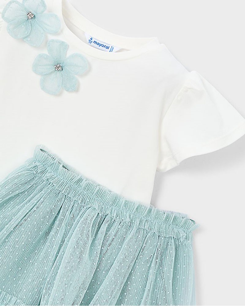 MAYORAL Σετ φουστα τουλι - 26-03946