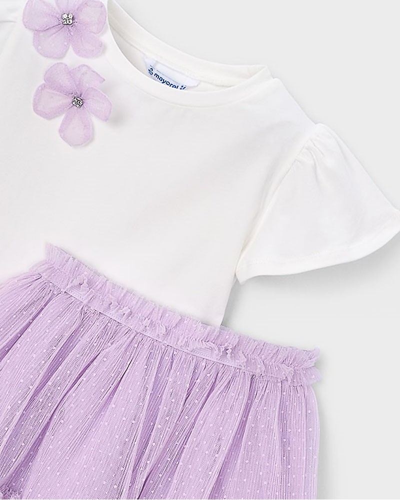 MAYORAL Σετ φουστα τουλι - 26-03946