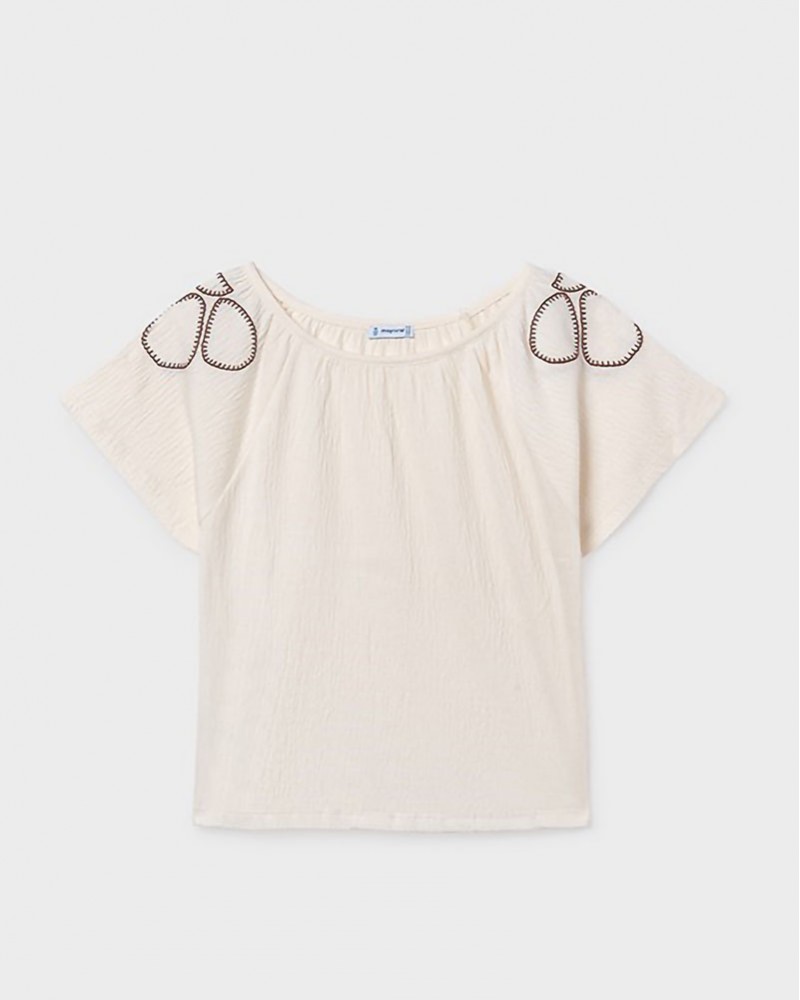 MAYORAL Μπλουζα κοντομανικη γκοφρε - 26-06006