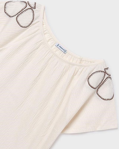 MAYORAL Μπλουζα κοντομανικη γκοφρε - 26-06006