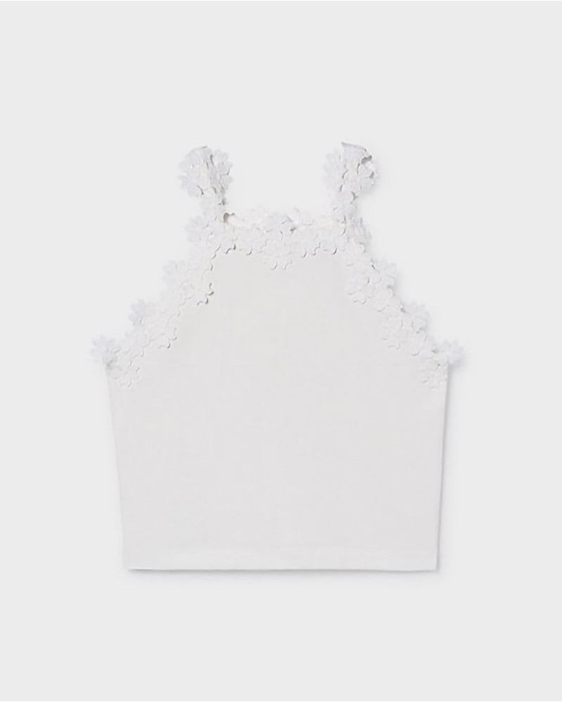 MAYORAL Μπλουζα τιραντες δαντελα γκιπουρ - 26-06015