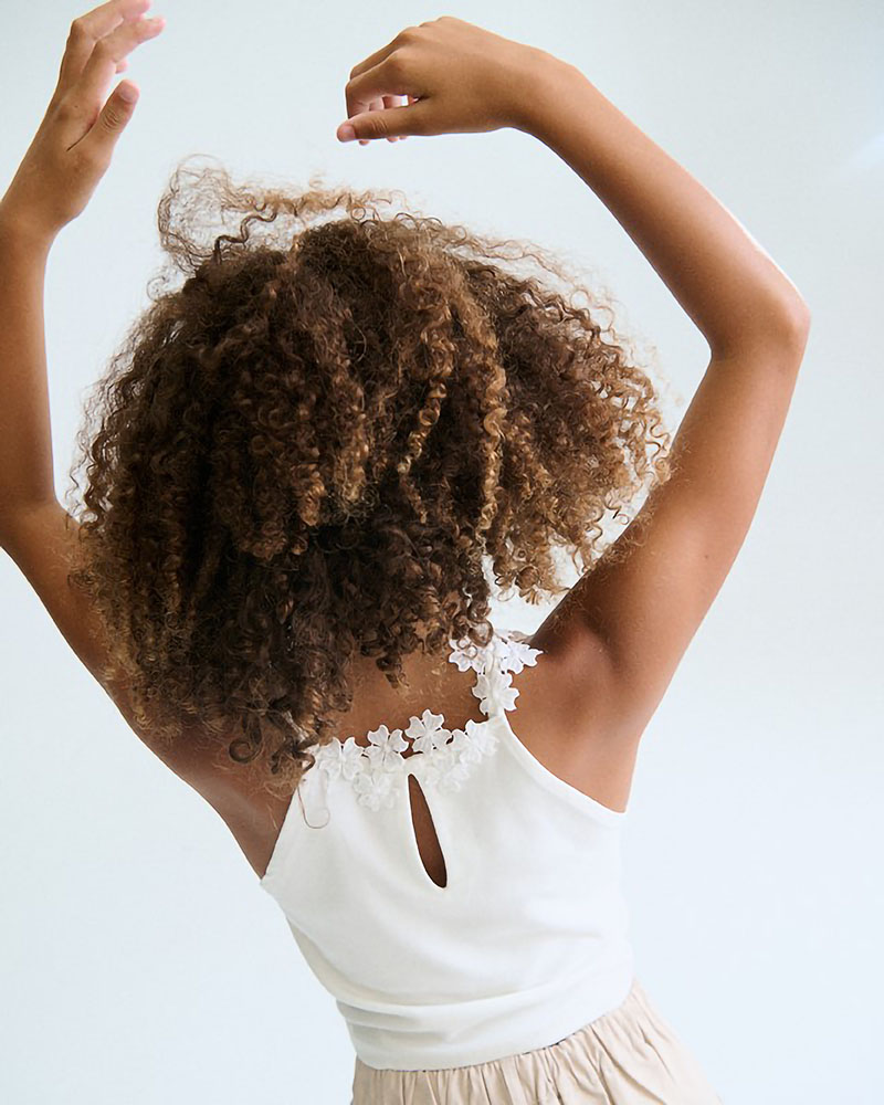 MAYORAL Μπλουζα τιραντες δαντελα γκιπουρ - 26-06015