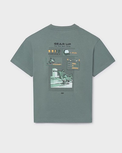 MAYORAL Μπλουζα κοντομανικη πισω σταμπα - 26-06036