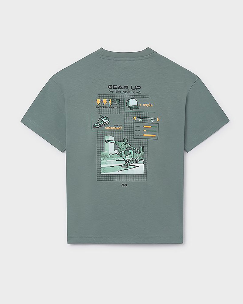 MAYORAL Μπλουζα κοντομανικη πισω σταμπα - 26-06036