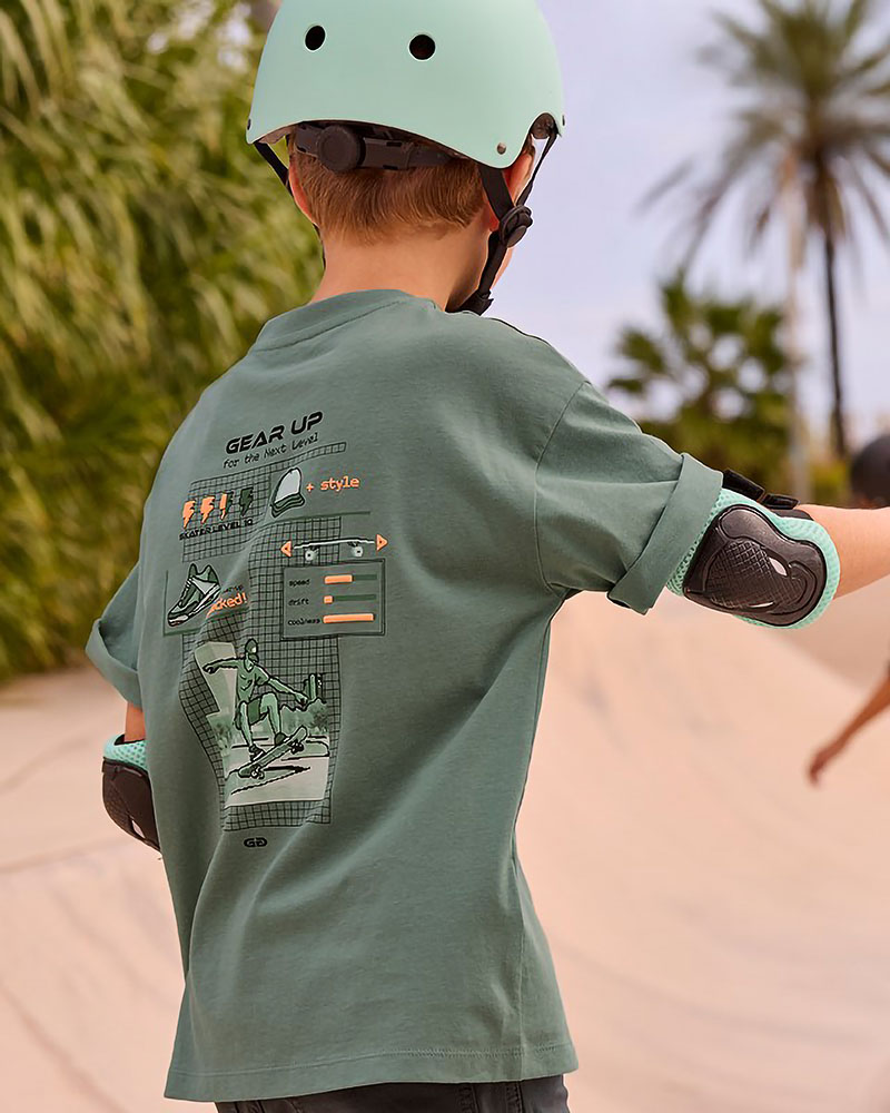 MAYORAL Μπλουζα κοντομανικη πισω σταμπα - 26-06036