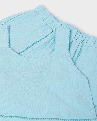 MAYORAL Σετ σορτς πλεξη κοχυλι - 26-06213