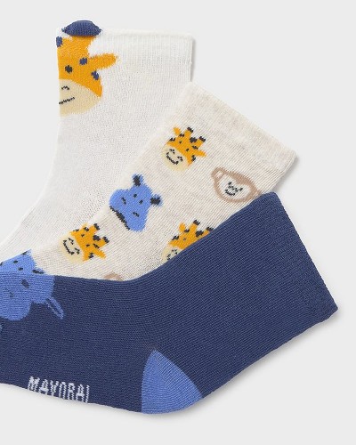 MAYORAL Σετ 3 καλτσακια σχεδια - 26-10137