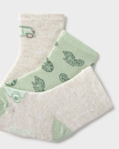 MAYORAL Σετ 3 καλτσακια σχεδια - 26-10137