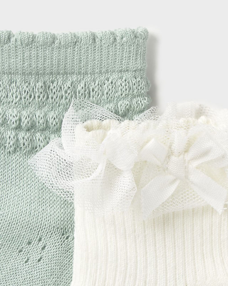 MAYORAL Σετ 2 καλτσακια αμπιγιε - 26-10140