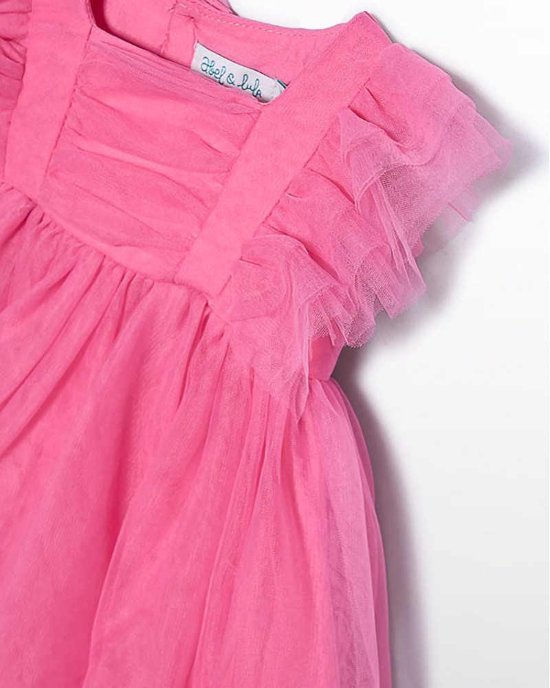 ABEL & LULA Φορεμα τουλι βολαν - 26-05012