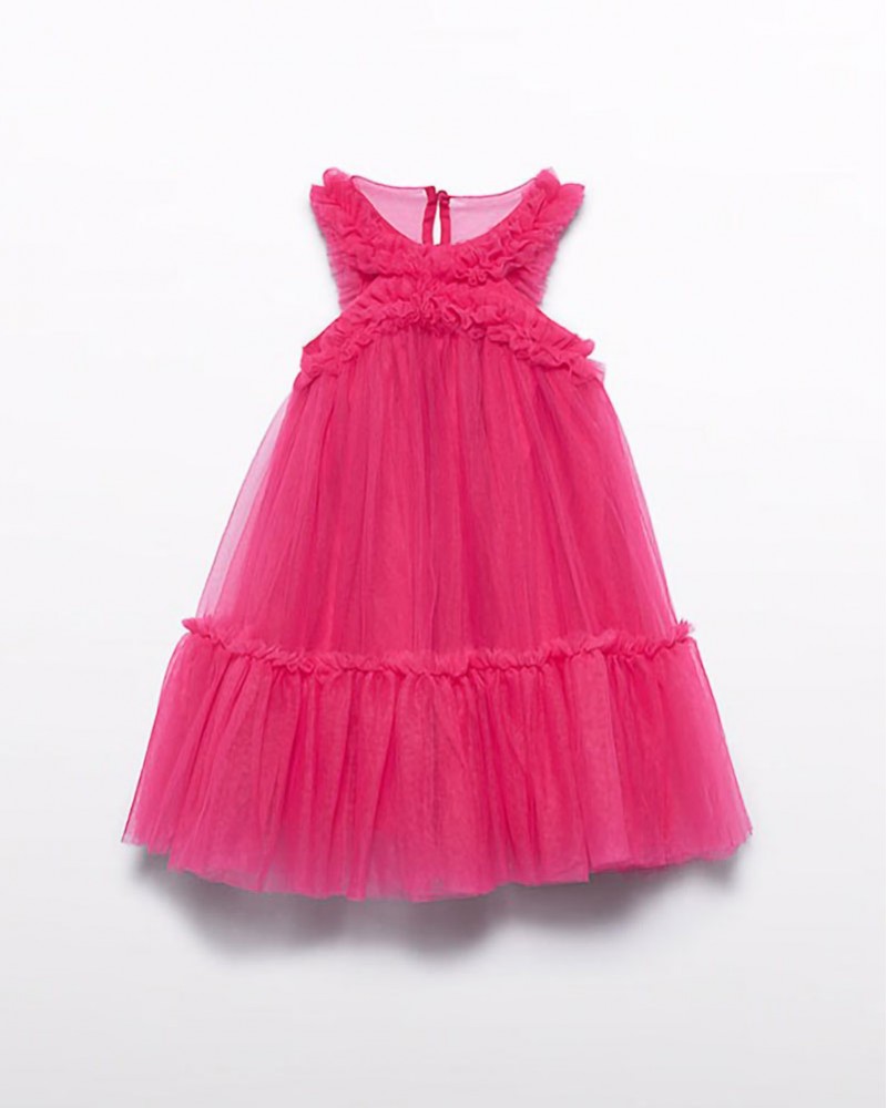 ABEL & LULA Φορεμα τουλι βολαν - 26-05036