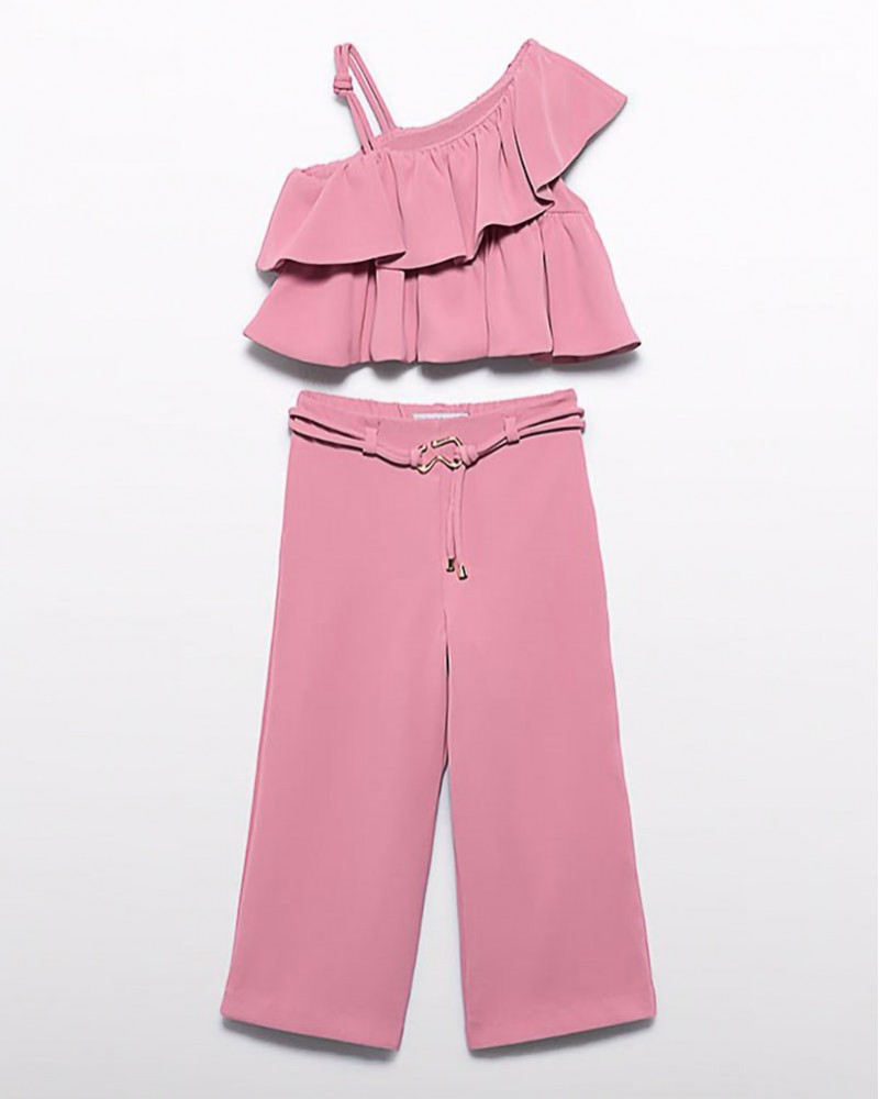 ABEL & LULA Σετ παντελονι μακρυ κρεπ - 26-05283