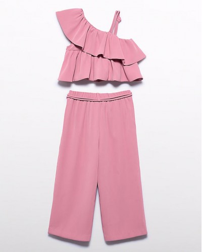 ABEL & LULA Σετ παντελονι μακρυ κρεπ - 26-05283