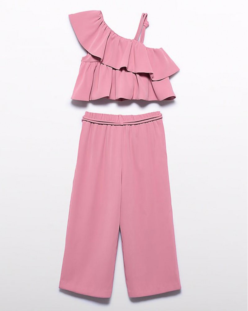 ABEL & LULA Σετ παντελονι μακρυ κρεπ - 26-05283