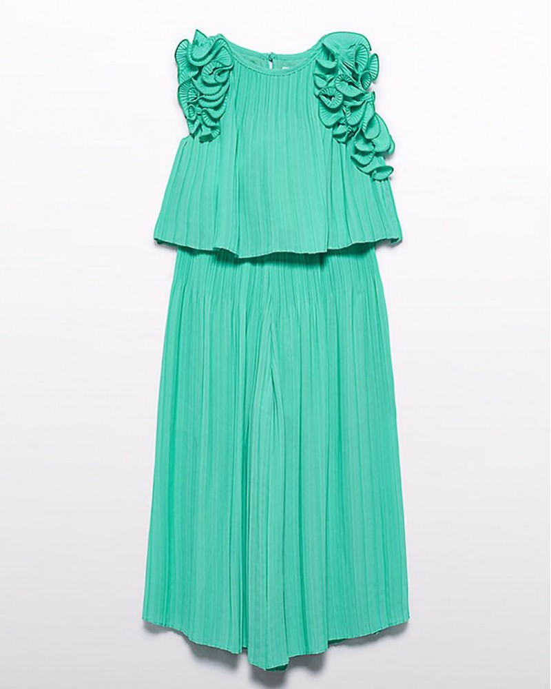 ABEL & LULA Σετ παντελονι γαζα πλισε - 26-05285