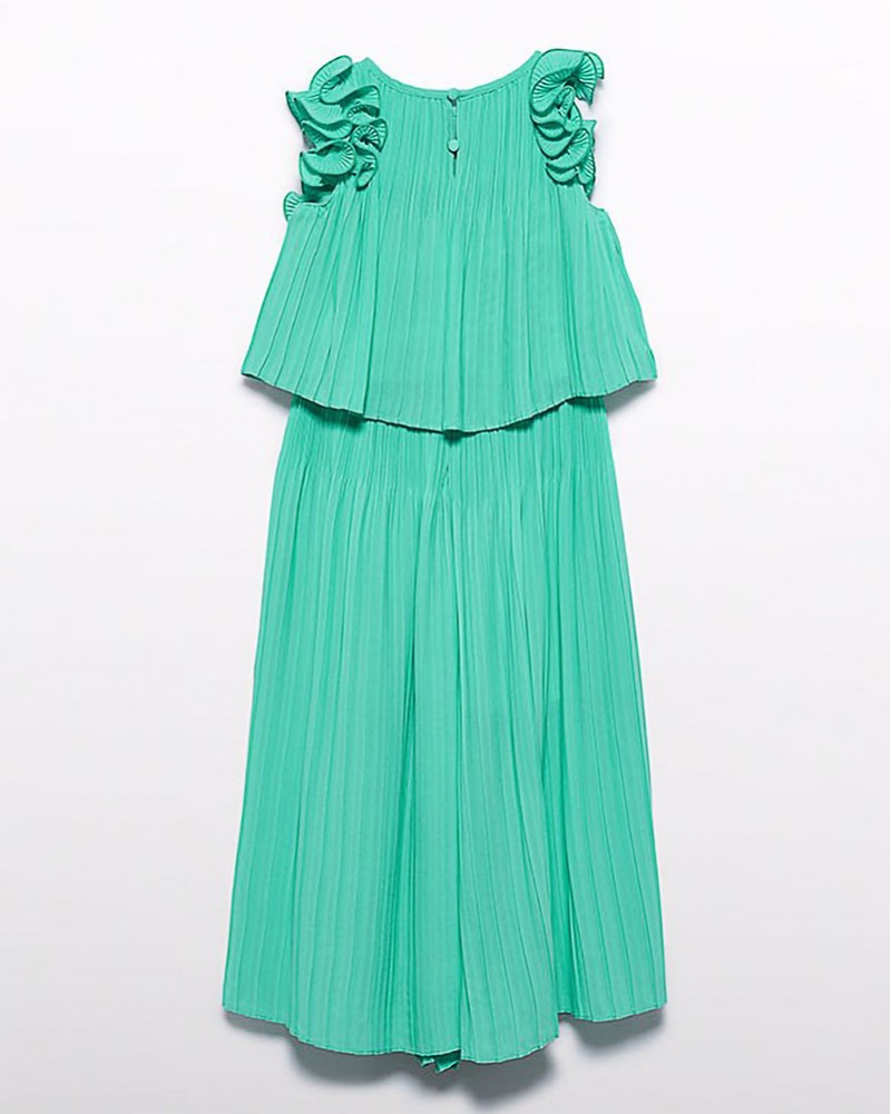 ABEL & LULA Σετ παντελονι γαζα πλισε - 26-05285