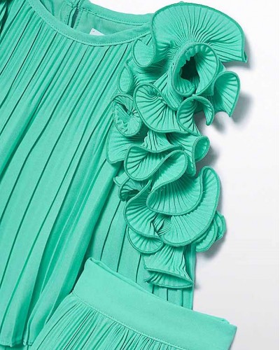 ABEL & LULA Σετ παντελονι γαζα πλισε - 26-05285