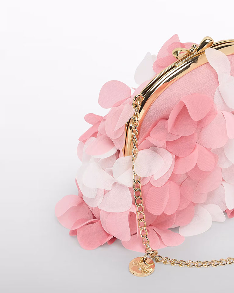 ABEL & LULA Τσαντα γαζα λουλουδια 3d - 26-05482