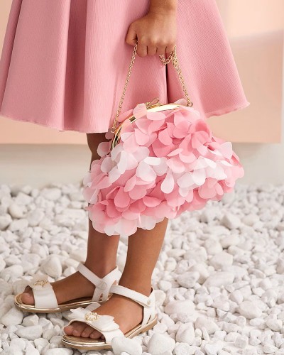 ABEL & LULA Τσαντα γαζα λουλουδια 3d - 26-05482