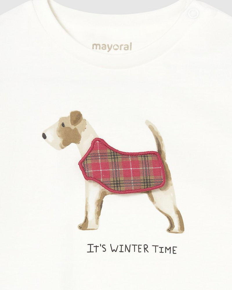 MAYORAL T-Shirt μακρυμαν. απλικε play - 16-02019