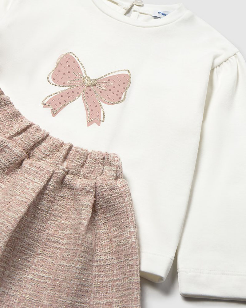 MAYORAL Σετ φουστα πλεκτο tweed - 16-02954