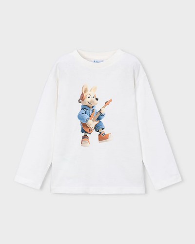 MAYORAL T-Shirt μακρυμανικο ζωακι - 16-04017