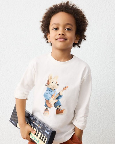 MAYORAL T-Shirt μακρυμανικο ζωακι - 16-04017