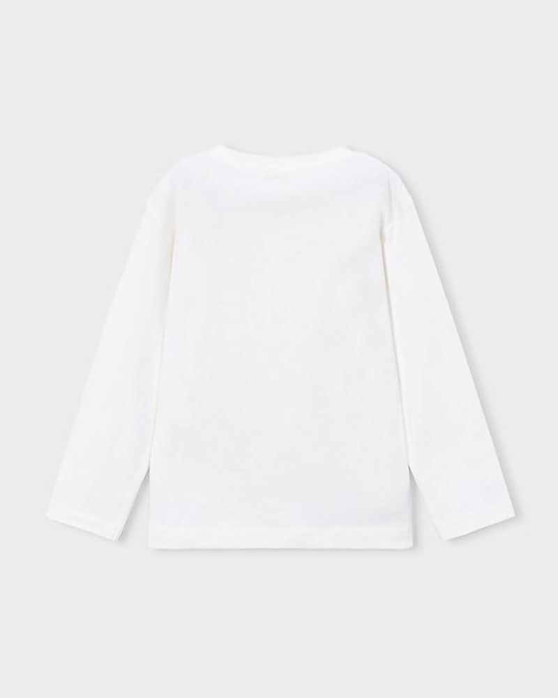 MAYORAL T-Shirt μακρυμανικο κεντητη - 16-04022