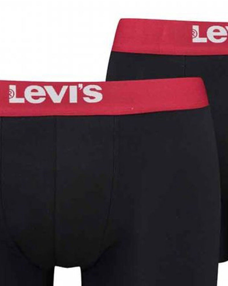 LEVIS LEVIS MEN SOLID BASIC BOXER BRIEF ORGANIC CO 2P - 701222842