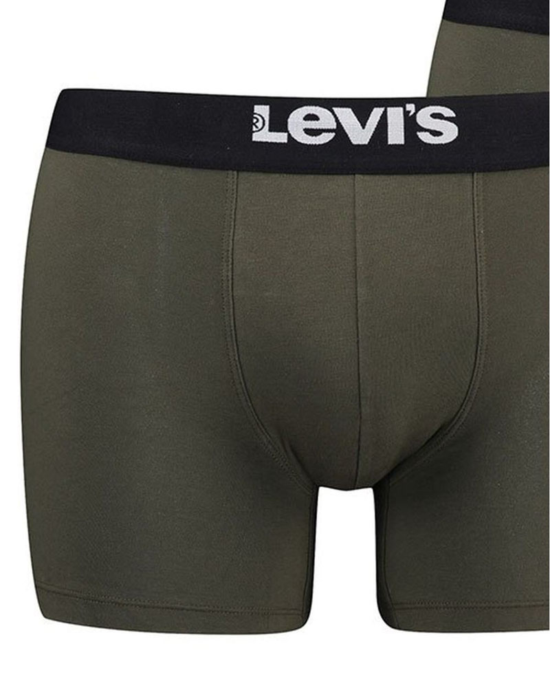 LEVIS LEVIS MEN SOLID BASIC BOXER BRIEF ORGANIC CO 2P - 701222842