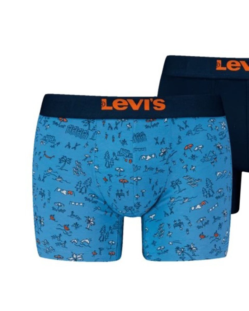 LEVIS LEVIS MEN BEACH GO AOP BOXER BRIEF 2P - 701226887