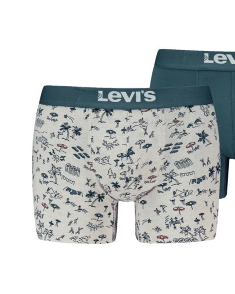 LEVIS LEVIS MEN BEACH GO AOP BOXER BRIEF 2P - 701226887