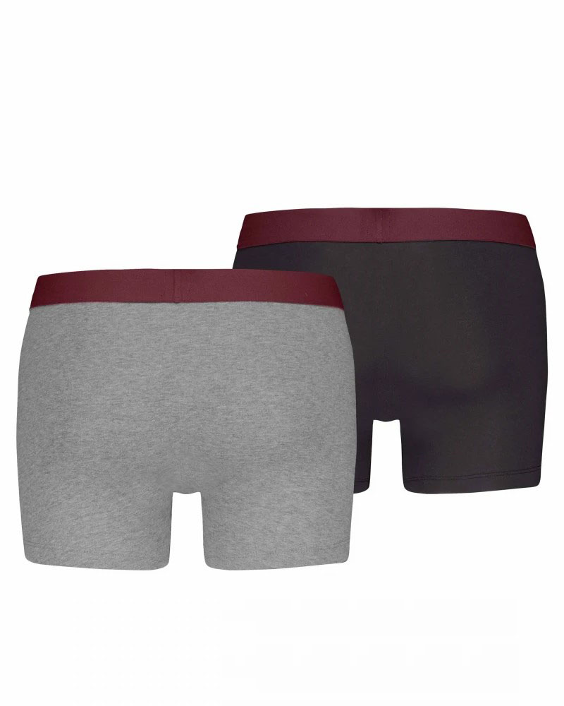 LEVIS LEVIS MEN SOLID BASIC BOXER BRIEF ORGANIC CO 2P - 701222842