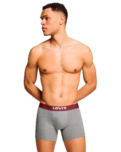 LEVIS LEVIS MEN SOLID BASIC BOXER BRIEF ORGANIC CO 2P - 701222842