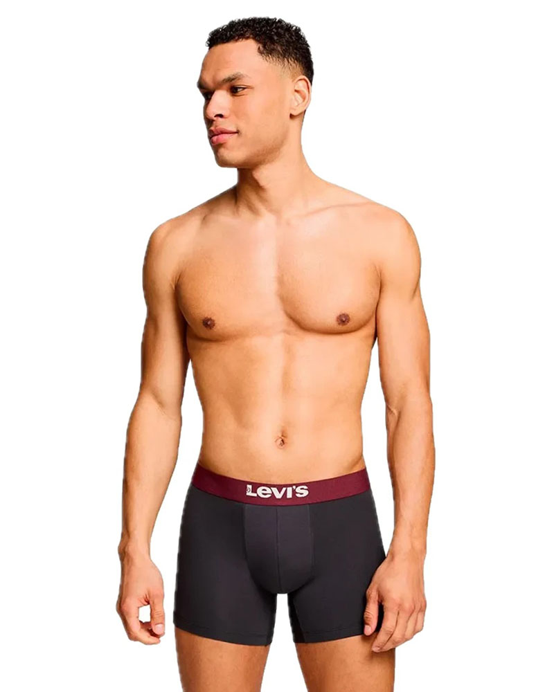 LEVIS LEVIS MEN SOLID BASIC BOXER BRIEF ORGANIC CO 2P - 701222842