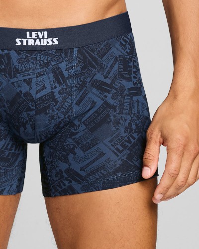 LEVIS LEVIS MEN NEWSPAPER AOP BOXER BRIEF - 701238541