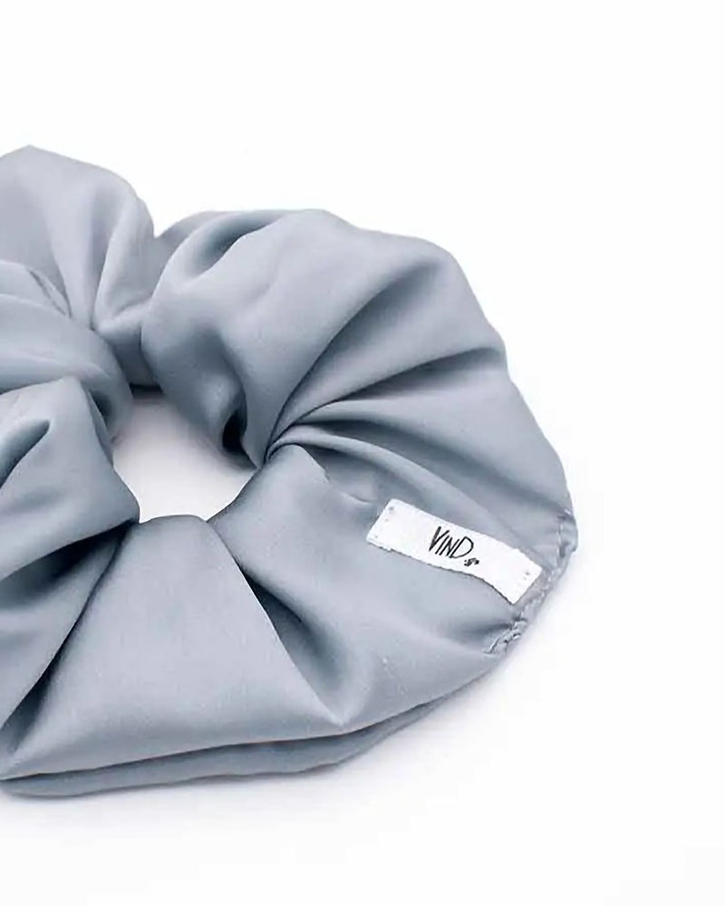 VIND.GR TS_SCRNCH_COLOR_GREY ΜΟΝΟΧΡΩΜΟ SCRUNCHIE - 1251217019