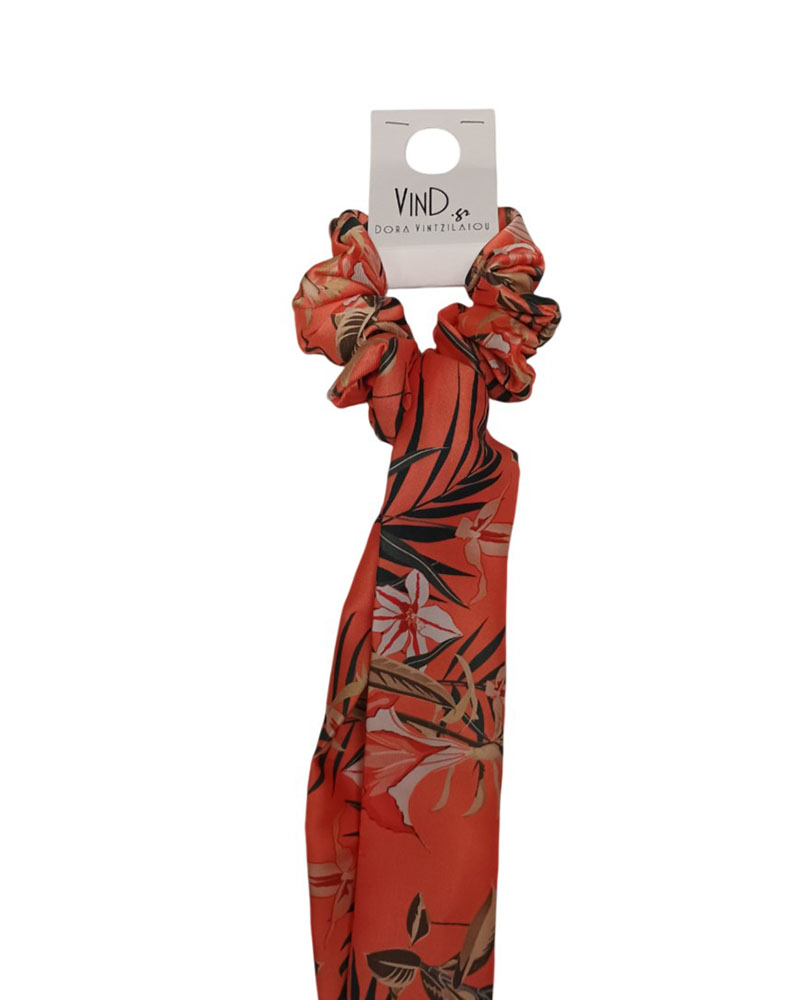 VIND.GR TS_SCRΝCH_SCRF_VIRGINIE_ORANGE SCRUNCHIE - 1251251056 VIND.GR TS_SCRΝCH_SCRF_VIRGINIE_ORANGE SCRUNCHIE - 1251251056